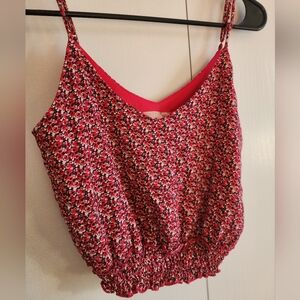 Willow Red Floral Camisole Top